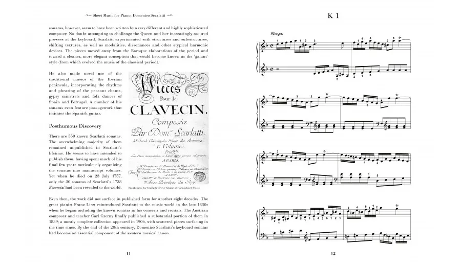 obrazek 3 Poradnik Domenico Scarlatti: Nuty na fortepian - Flame Tree Publishing