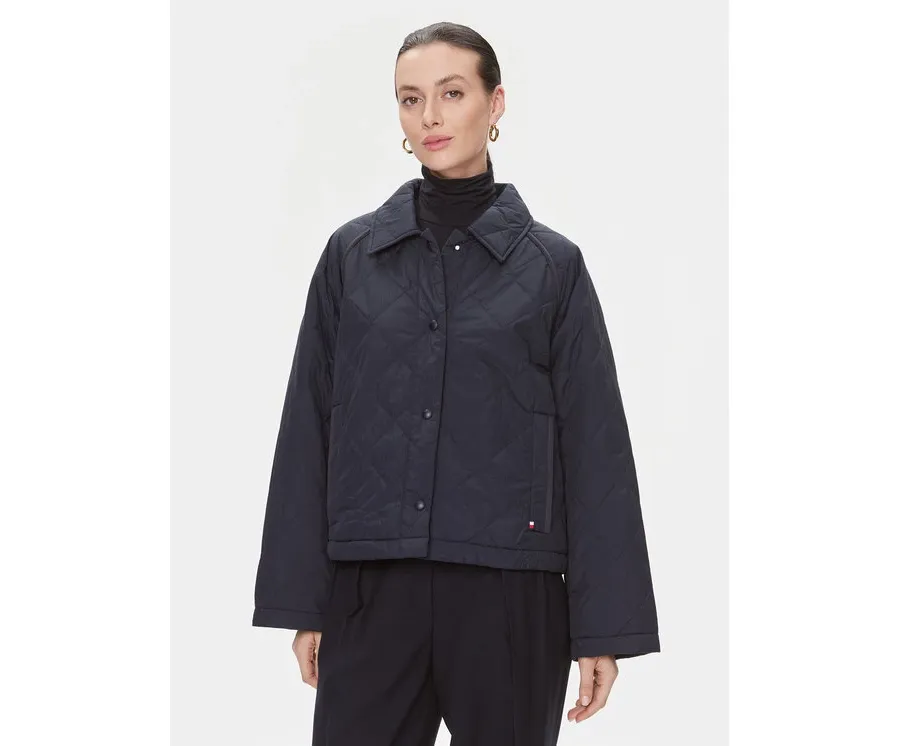 obrazek 1 Tommy Hilfiger Kurtka przejściowa WW0WW40468 Granatowy Relaxed Fit