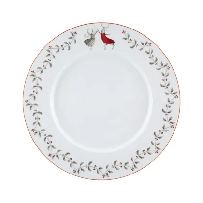 Zdjęcie Talerz obiadowy ze świątecznej kolekcji Nöel zaprojektowanej przez Teresę Lima - Vista Alegre