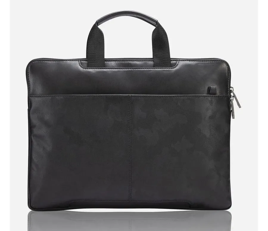 obrazek 4 Elegancka torba skórzana na laptopa, aktówka idealna na spotkania biznesowe
