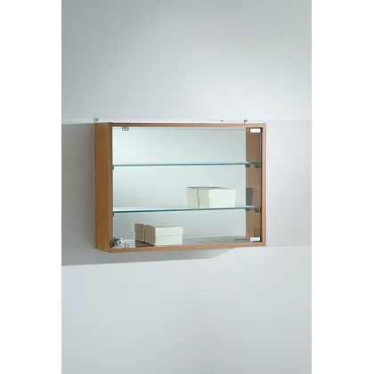 Picture Wooden hanging small display cabinet