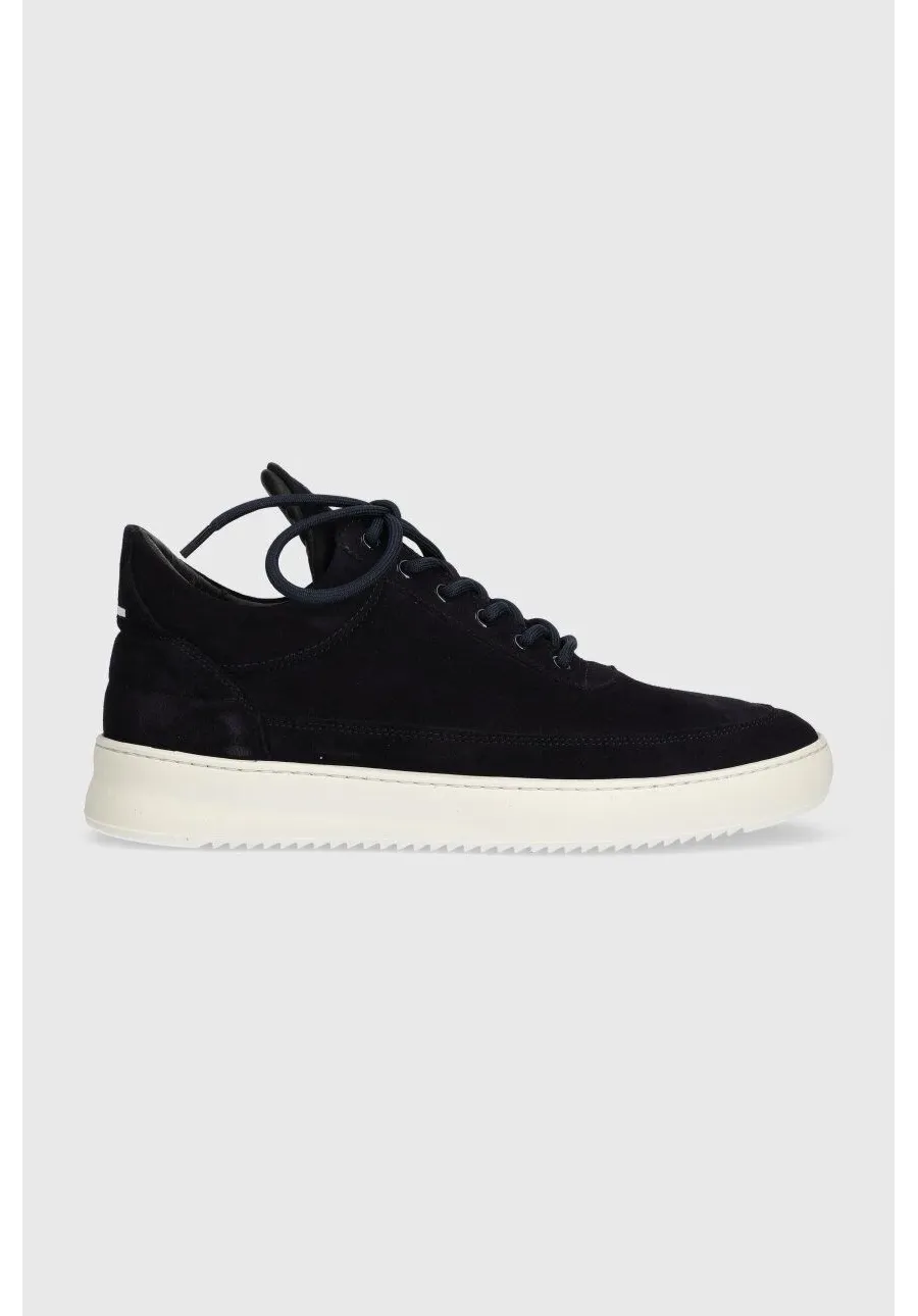 obrazek 1 Filling Pieces sneakersy zamszowe Low Top Suede Organic kolor granatowy 10122791658