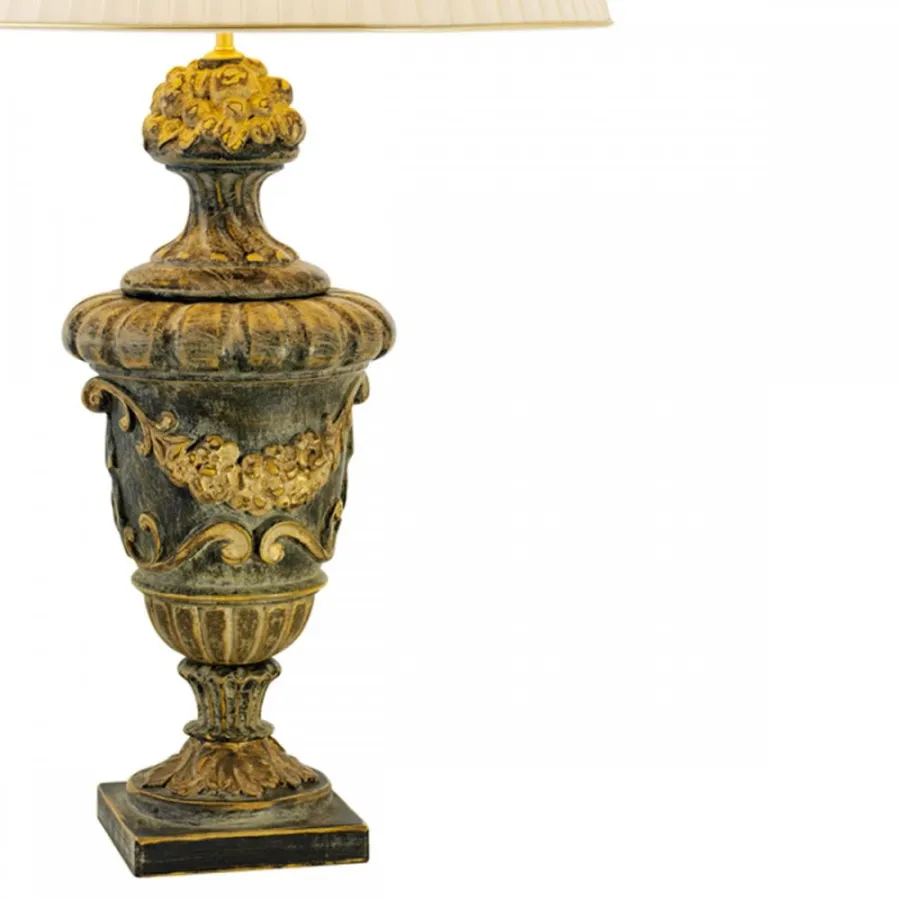 obrazek 2 Ceramiczna lampa stołowa H.54xL.22xP.22 cm