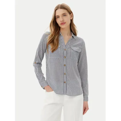 Zdjęcie Vero Moda Koszula Bumpy 10275283 Granatowy Regular Fit