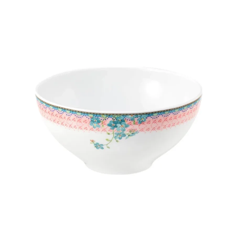 obrazek 1 Piękna porcelanowa miska 15,5 cm z kwiatowym zdobieniem - Seltmann Weiden