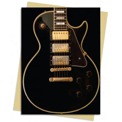 Zdjęcie Pakiet kartek na życzenia (Gibson Les Paul: Czarna gitara) - Flame Tree Publishing