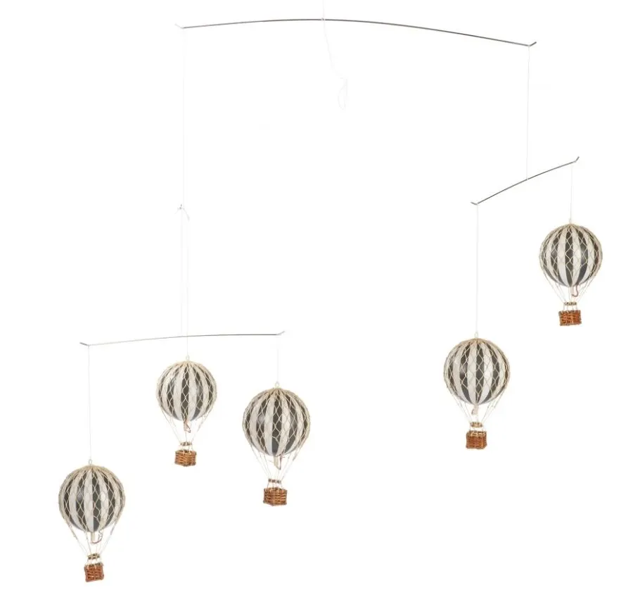 obrazek 2 Pięć czarno-białych balonów wiszących od Authentic Models