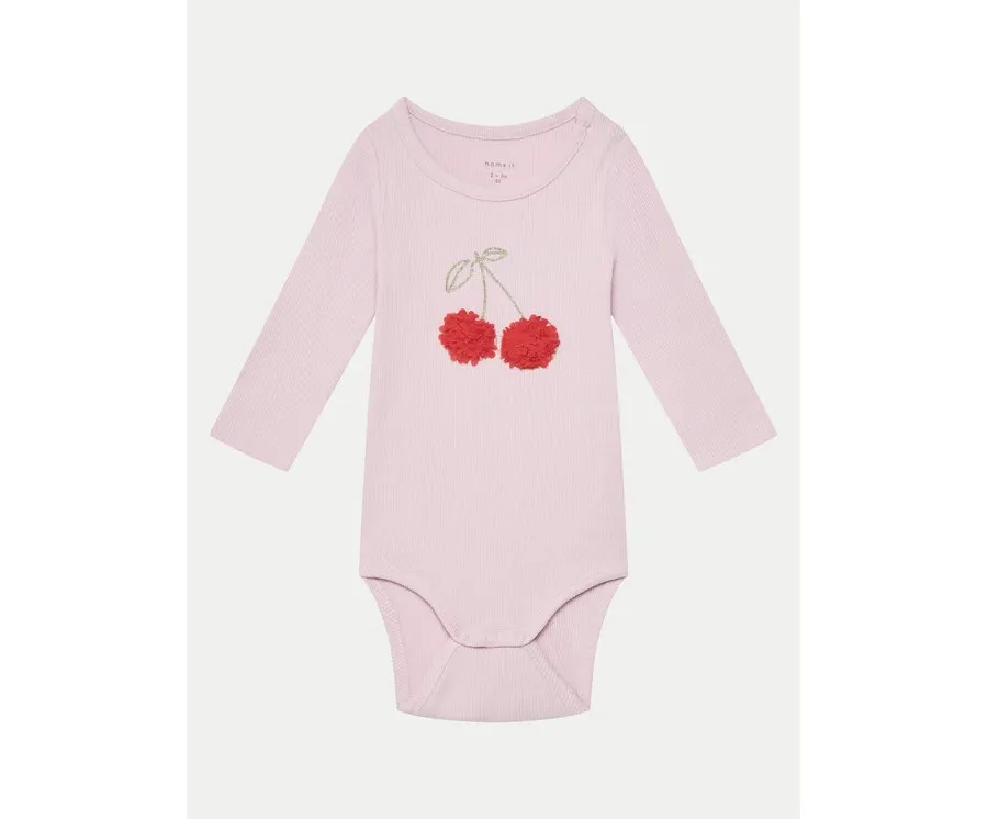 obrazek 1 NAME IT Body dziecięce Bolia 13238240 Różowy