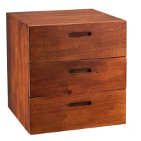 Zdjęcie Drewniany kontenerek z 3 szufladami