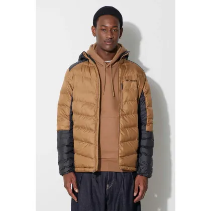 Zdjęcie Columbia kurtka sportowa Labyrinth Loop Hooded Ja kolor beżowy zimowa 1957343