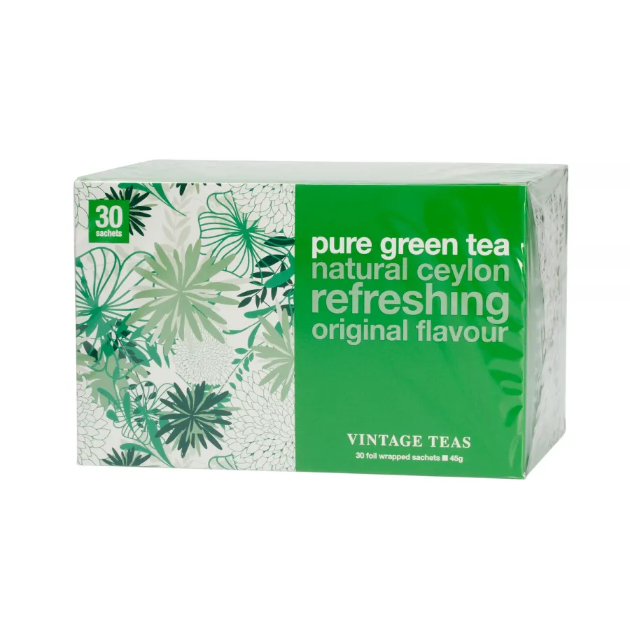 obrazek 1 Vintage Teas Pure Green Tea - 30 torebek VINTAGE TEAS