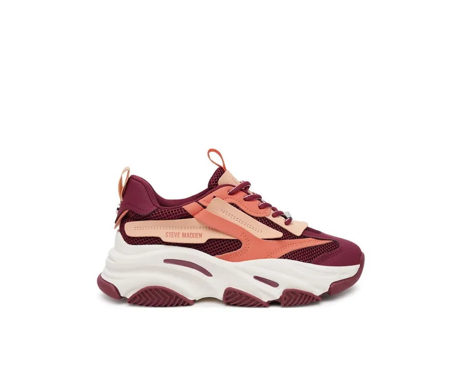 obrazek 1 Steve Madden Sneakersy Possession-E SM19000033 Bordowy