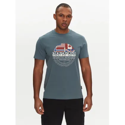 Zdjęcie Napapijri T-Shirt S-Turin NP0A4HQG Niebieski Regular Fit