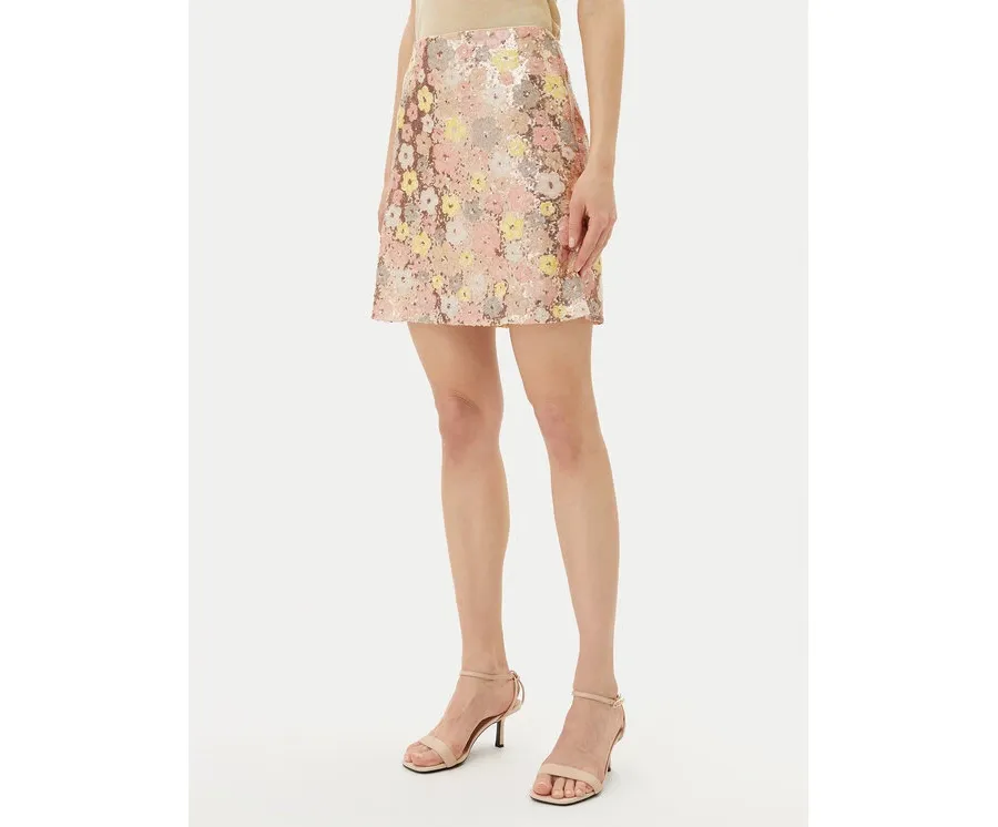 obrazek 1 Bruuns Bazaar Spódnica mini Alternifolius Joannas BBW4519 Kolorowy Regular Fit