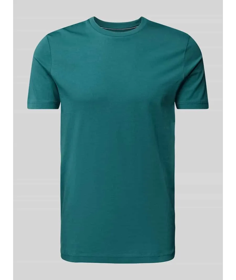 obrazek 1 T-shirt z prążkowanym okrągłym dekoltem