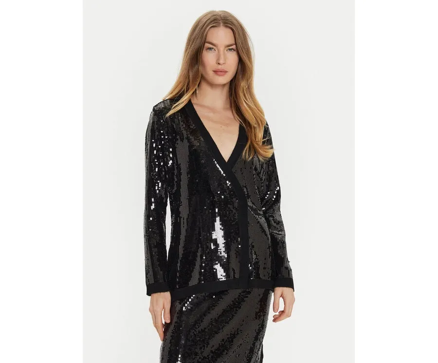 obrazek 1 TWINSET Marynarka 242TT3145 Czarny Straight Fit