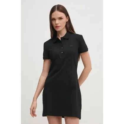 Zdjęcie Lacoste Sukienka EF5473 kolor czarny mini prosta EF5473-001