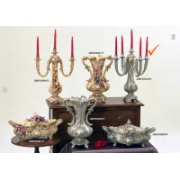 Zdjęcie Szykowny ceramiczny 5 ramienny świecznik