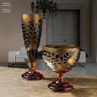Picture Unique crystal wine glasses