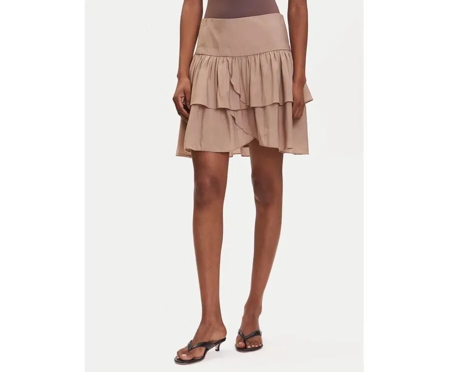 obrazek 1 Vero Moda Spódnica mini Clara 10336425 Beżowy Regular Fit