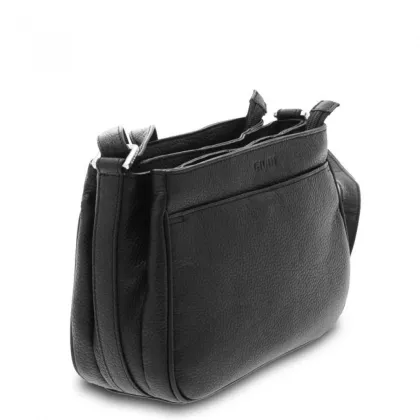 Zdjęcie Luksusowa czarna torebka na ramię - Giudi