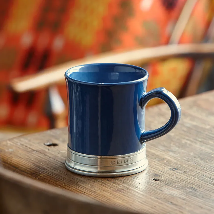 obrazek 5 Klasyczny, ceramiczny kubek - wariant granatowy