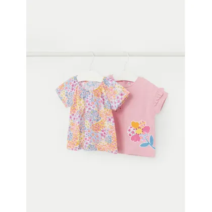 Zdjęcie Mayoral Komplet 2 t-shirtów 01008 Różowy Regular Fit