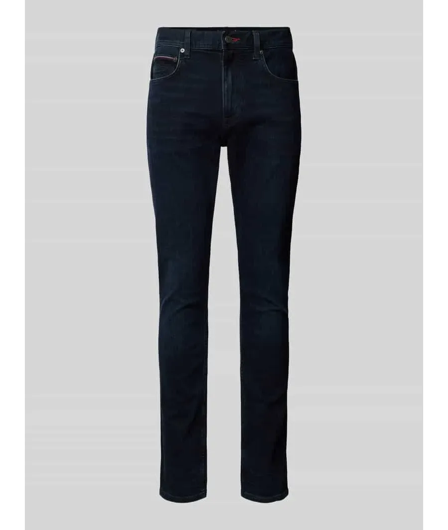 obrazek 1 Jeansy o kroju tapered fit z 5 kieszeniami model ‘HOUSTON’