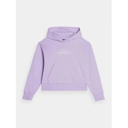 Zdjęcie 4F Bluza 4FJAW23TSWSF645 Fioletowy Regular Fit