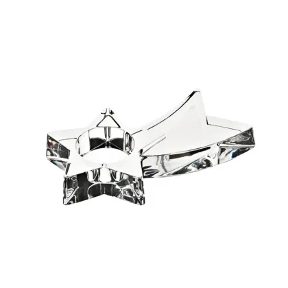 Zdjęcie Wyjątkowy kryształowy świecznik w kształcie spadającej gwiazdy - Vista Alegre