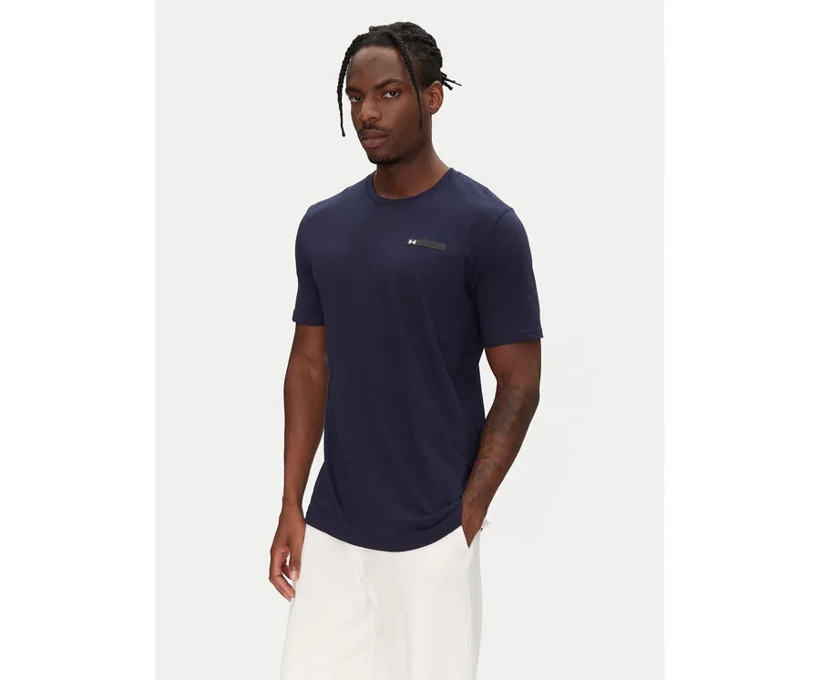 obrazek 1 Under Armour T-Shirt Strip Logo 1390203 Granatowy Relaxed Fit