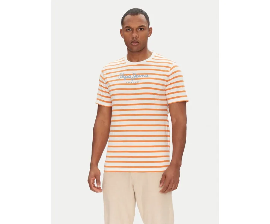 obrazek 1 Pepe Jeans T-Shirt PM509407 Biały Regular Fit