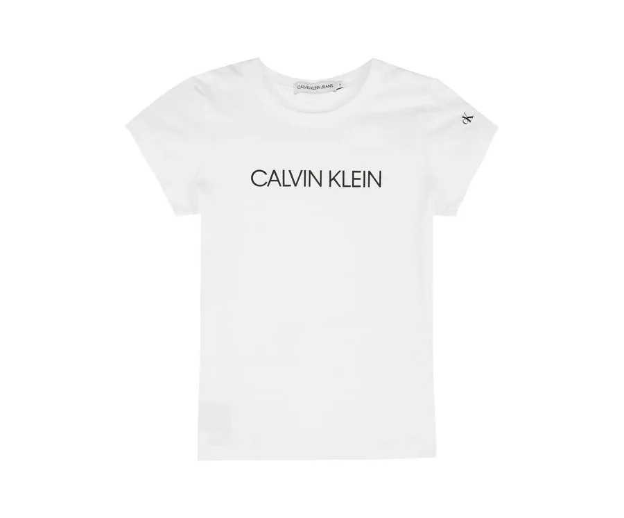 obrazek 1 Calvin Klein Jeans T-Shirt IG0IG00380 Biały Regular Fit