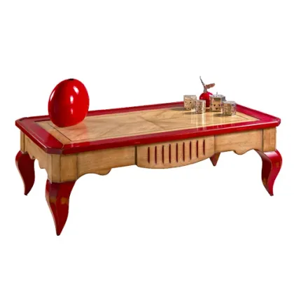 Picture Original coffee table with an inlaid top