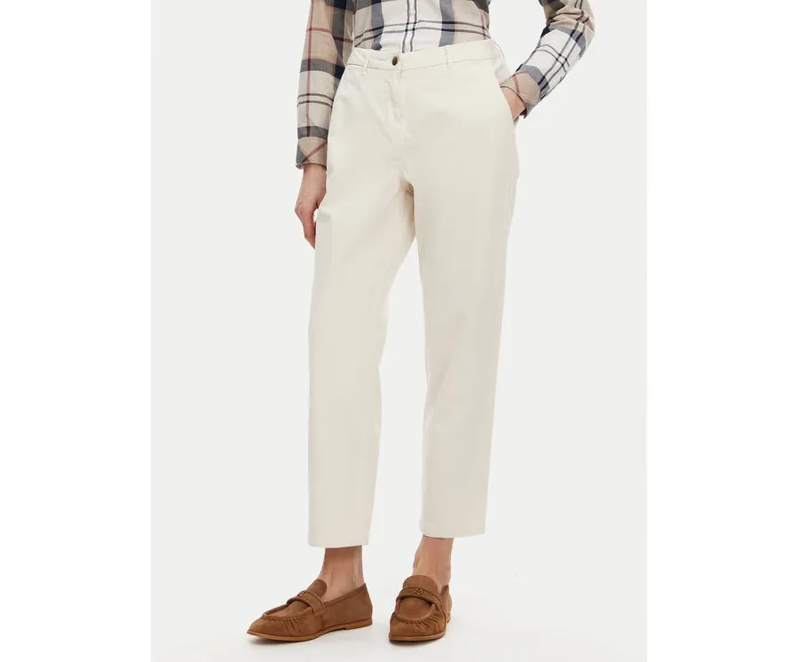 obrazek 1 Barbour Chinosy LTR0388WH51 Écru Regular Fit