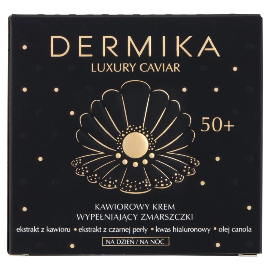 obrazek 1 Dermika Luxury Caviar Kawiorowy Krem wypełniający zmarszczki 50+ dzień/noc 50 ml