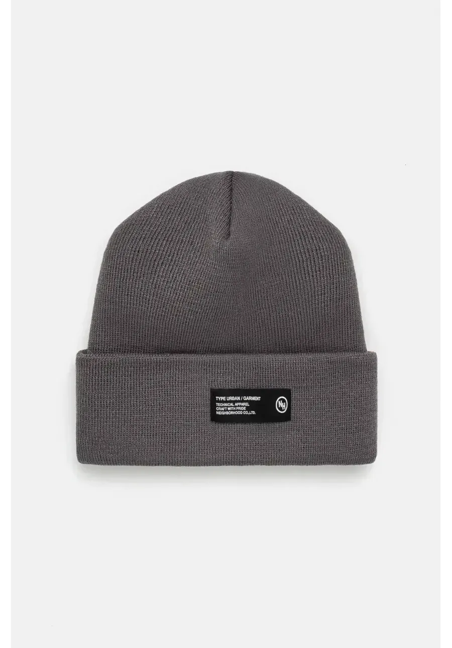 obrazek 1 NEIGHBORHOOD czapka Beanie kolor szary 242YGNH.HT01