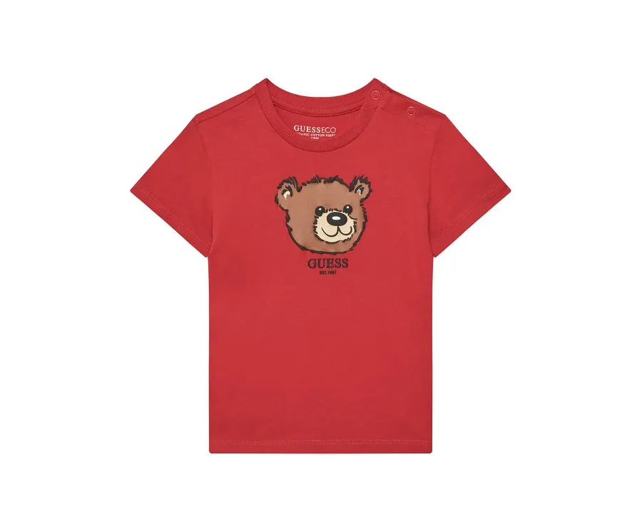 obrazek 1 Guess T-Shirt N5YI16 K8HM4 Czerwony Regular Fit