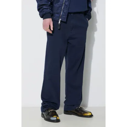 Zdjęcie Alpha Industries spodnie Chino męskie kolor granatowy w fasonie chinos 146203