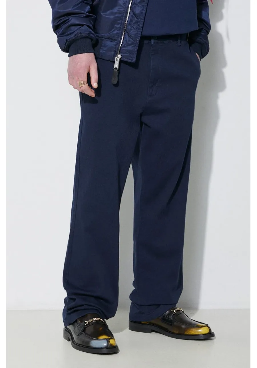 obrazek 1 Alpha Industries spodnie Chino męskie kolor granatowy w fasonie chinos 146203