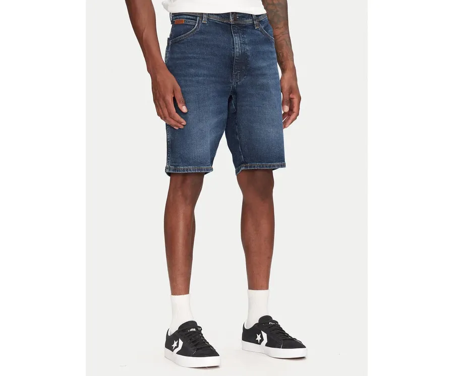 obrazek 1 Wrangler Szorty jeansowe Texas 112362506 Granatowy Regular Fit