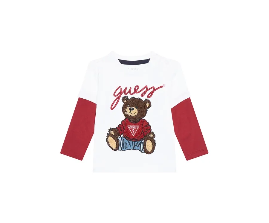 obrazek 1 Guess Bluzka N4BI08 I3Z14 Biały Regular Fit