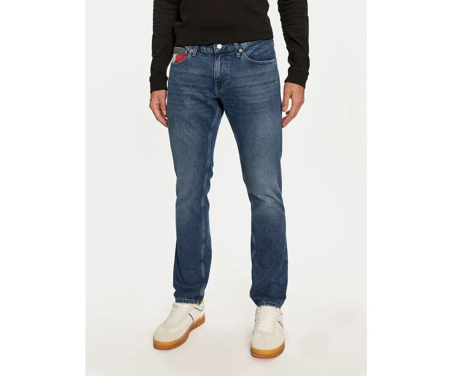 obrazek 1 Tommy Jeans Jeansy Scanton DM0DM20404 Niebieski Slim Fit