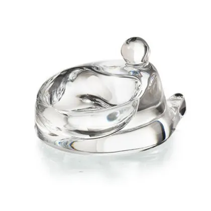 Picture A stylish crystal sculpture of Baby Jesus from the Presépio collection in a gift box - Vista Alegre