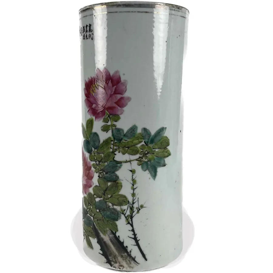 obrazek 7 Para chińskich wazonów porcelanowych, początek XX wieku