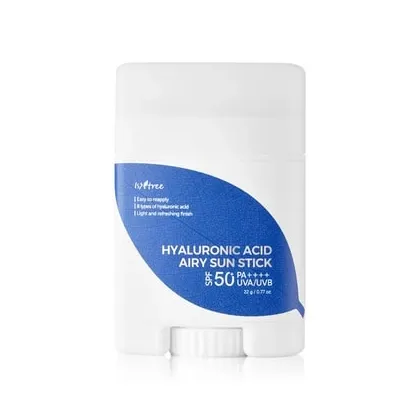 Zdjęcie Isntree Hyaluronic Acid Airy Sun Stick Sztyft do opalania 22 g