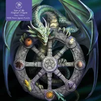 Zdjęcie Puzzle dla dorosłych Anne Stokes: Koło roku - Flame Tree Publishing