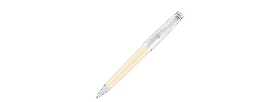 obrazek 2 Memoria Pinstripe Ivory Ballpoint Pen Montegrappa