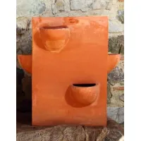 Picture A unique flower pot made of clay - Fornace Masini