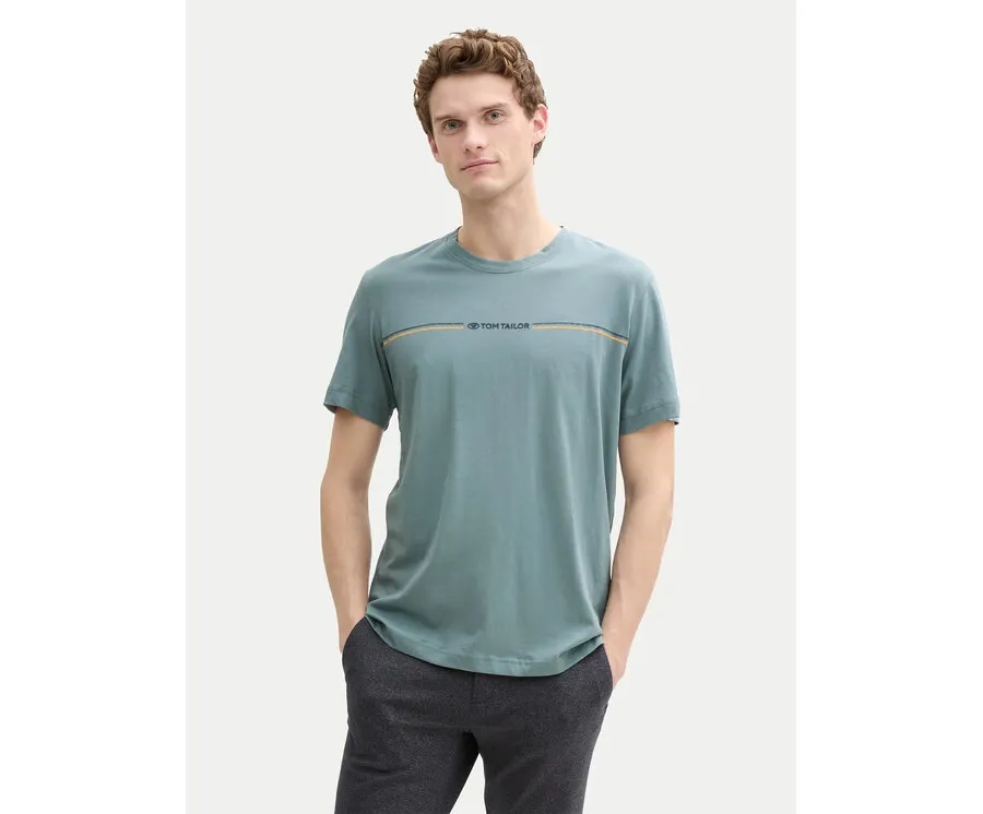 obrazek 1 Tom Tailor T-Shirt 1037803 Niebieski Regular Fit